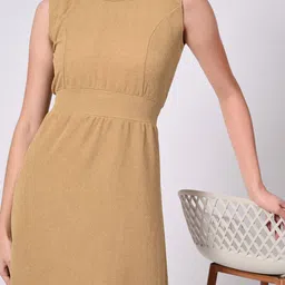 BAESD Applique Formal Fit & Flare Mock Neck Midi Dress image 5