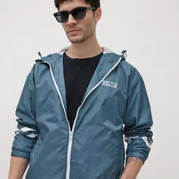 The Roadster Life Co. Contrast Zip Hooded Bomber Jacket-image-62