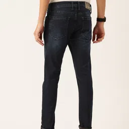 Integriti Men Slim Fit Mid-Rise Light Fade Stretchable Jeans image 3