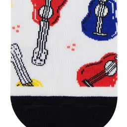 Dynamocks Unisex Crew - Guitar Printed Calf Length Cotton Socks image 3
