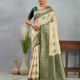 AMRUTKALA SAREES Woven Design Zari Banarasi Saree-picture-29