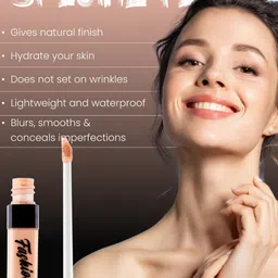 Fashion Colour Cover Up Line Smooth Flawless Natural Finish Liquid Concealer 11g- Shade 04 image 4