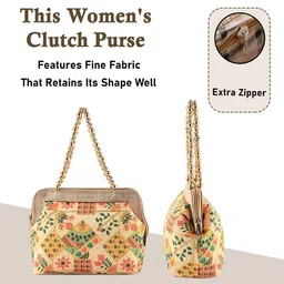 Kuber Industries Floral Printed Waterproof Tote Bag image 3