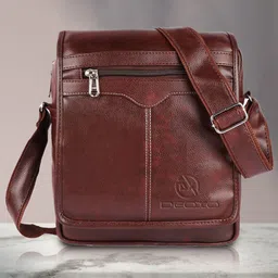 deoxo Brown Men & Women Sling Bag Men Sling Bag Casual Crossbody Daytrip Office College Side Sling Bag For Men-picture-18