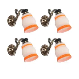 SOMIL Orange Glass Cylinder Printed Wall Lamps-picture-21