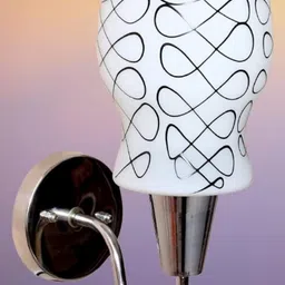 SWIATLO Silver-Toned Metal Wall Lamps-picture-15