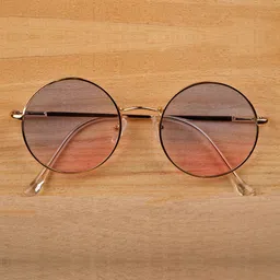 DukieKooky Kids Blue Lens & Gold-Toned Round Sunglasses DKSG540E-image-59