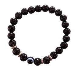 Apnisanskriti Evil Eye Black Onyx Shine Stone Bracelet-picture-13