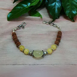 Jaya Vision Jewelry Unisex Yellow Bracelet-image-29