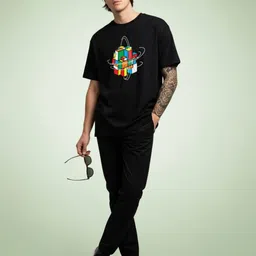 BENNY BROOKS Graphic Printed Regular Fit Cotton T-shirt image 4