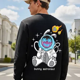 MaverIQ Men Printed Round Neck Sweatshirt-image-54