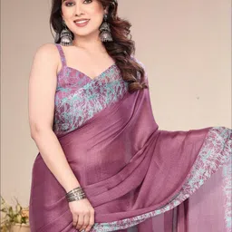 SUPERLAXMI Pure Chiffon Designer Saree-picture-13