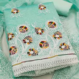 KIMISHA Embroidered Unstitched Dress Material-picture-18