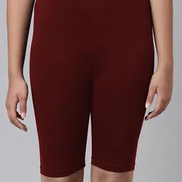 AMUL COMFY Girls Pack Of 5 Cotton Cycling Shorts image 2