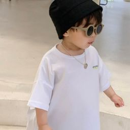 LULU & SKY Boys V-Neck Extended Sleeves Organic Cotton Pockets T-shirt-picture-4