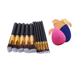 zemglam Set Of 12 Makeup Brushes With Beauty Blender-image-17