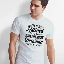 Seekbuylove Men Typography Printed Cotton Round Neck Bio Finish T-shirt image 2