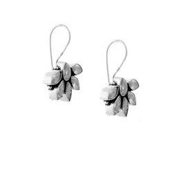 Bamboo Tree Jewels Artificial Stones Studded Floral Drop Earrings image 2