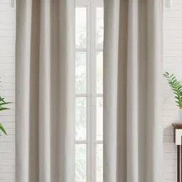 Home Centre Drift Grey Set of 2 Black Out Door Curtain-picture-39