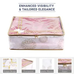 Aura White & Beige 6 Pieces Reusable Wardrobe Organisers image 3