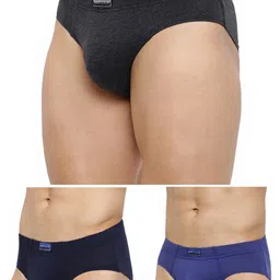 van heusen Pack of 3 Antibacterial And Colour Fresh Solid Men Brief-picture-12