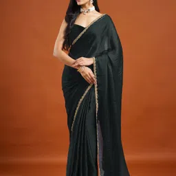 lorofy Embellished Bollywood Tissue, Silk Blend Saree-picture-23