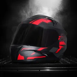 steelbird Terminator 2.0 ISI & Dot Certified Full Face Graphic Helmet For Men and Woman Motorbike Helmet image 2