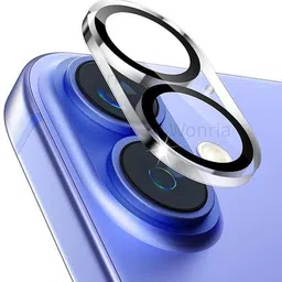 Skymac Front Camera Lens Glass Protector for iPhone 17 With Edge To Edge Coverage (Full Transparent)-picture-14