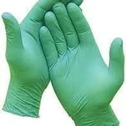 easyaid Nitrile Green Small Examination Gloves - Powder Free, Latex Free, Single Use Wet and Dry Disposable Glove Set-picture-23