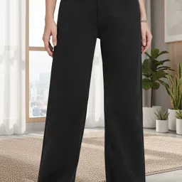 vbeauti Women Regular High Rise Black Jeans image 1