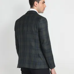 arrow Men Checkered Single Breasted Formal Blazer image 2