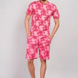 wild camo Tshirt Regular Shorts Co-ords Set image 1