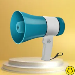 guggu Handheld Megaphone with Siren, Microphone & Rechargeable for Outdoor EventsB422 Megaphone Portable Megaphone Siren Loudspeaker Function &Long Battery BackupT422 Outdoor PA System-picture-20