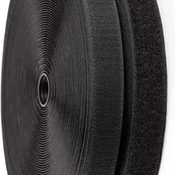 nts Black Velcro 10 m loop + 10 m hook Fastening Tape(10 Meters) Sew-on Velcro image 2