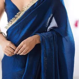 VRAGI Pure Chiffon Saree image 2