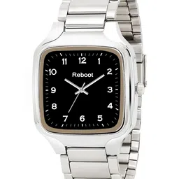 REBOOT Men Dial & Stainless Steel Bracelet Style Straps Analogue Watch SH_FT4027BlackDesignerSquareWatch-picture-32
