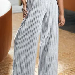 HERE&NOW Girls Self Design Round Neck Top With Trouser image 2