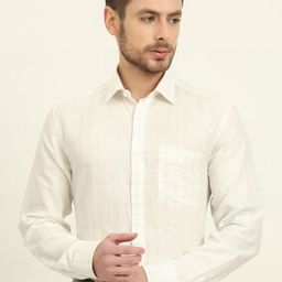 JADE BLUE Men Opaque Checked Formal Shirt-picture-38