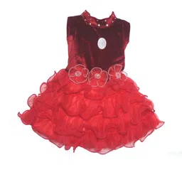 dress collection Baby Girls Midi/Knee Length Festive/Wedding Dress (Multicolor, Sleeveless)Nice Dress-picture-36