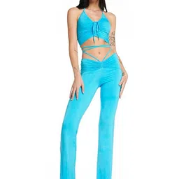 LULU & SKY Halter Neck Top With Trousers-picture-31