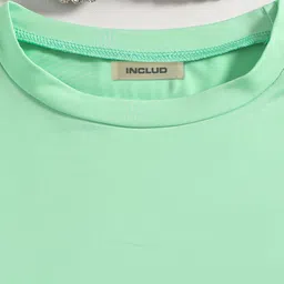 INCLUD Girls Printed Short Sleeves T-shirt With Trousers image 5