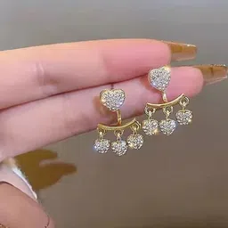 TheVineGirl Heart Shaped Drop Earrings-picture-15