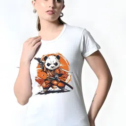 SZN Women Kung Fu Panda Printed T-shirt-image-3