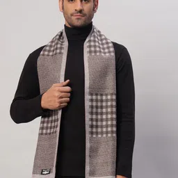 HANDICRAFT PALACE Men Checked Wool Mufflers-image-33