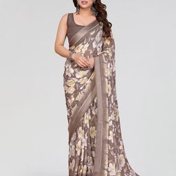 Panzora Floral Zari Poly Georgette Saree-picture-27