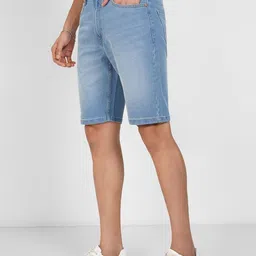 SF JEANS by Pantaloons Men Regular Fit Mid-Rise Shorts image 2