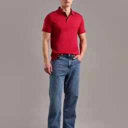 Tommy Hilfiger Polo Collar Pure Cotton T-shirt image 4