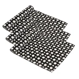 Kuber Industries Black & White 3 Pieces Printed Shelf Liner Organisers image 1