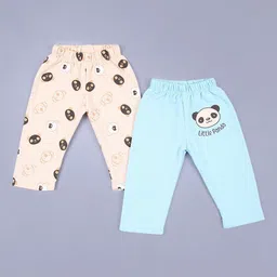 V-Mart Infants Pack Of 2 Printed Mid-Rise Fleece Lounge Pants-picture-50
