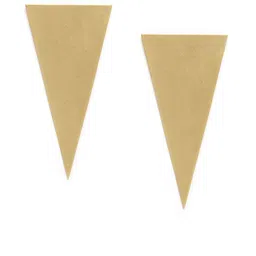StyleCast Gold-Plated Triangular Shaped Studs image 4